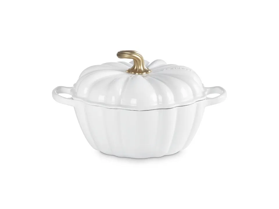 Evolution, cocotte zucca 24 cm in ghisa vetrificata - bianco Scelto Dai Clienti