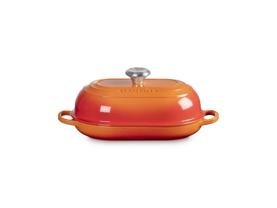 Prezzo Basso Cocotte ovale per pane in ghisa vetrificata 29 cm - arancio