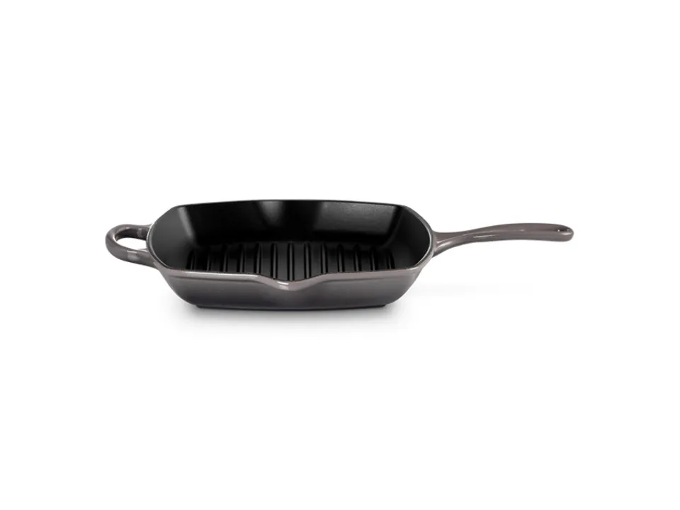 Vendita Finale Evolution, bistecchiera skillet quadrata in ghisa vetrificata 26 cm - flint