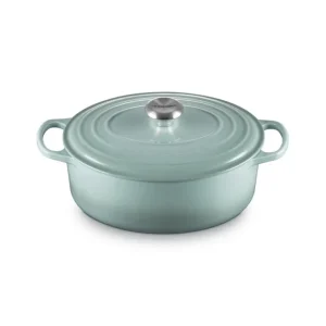 Non Perdere Evolution, cocotte ovale 29 cm in ghisa vetrificata - sea salt
