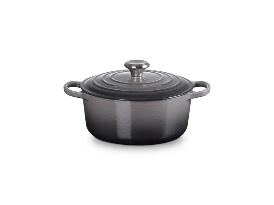 Evolution, cocotte rotonda 24 cm in ghisa vetrificata - flint Compra Online