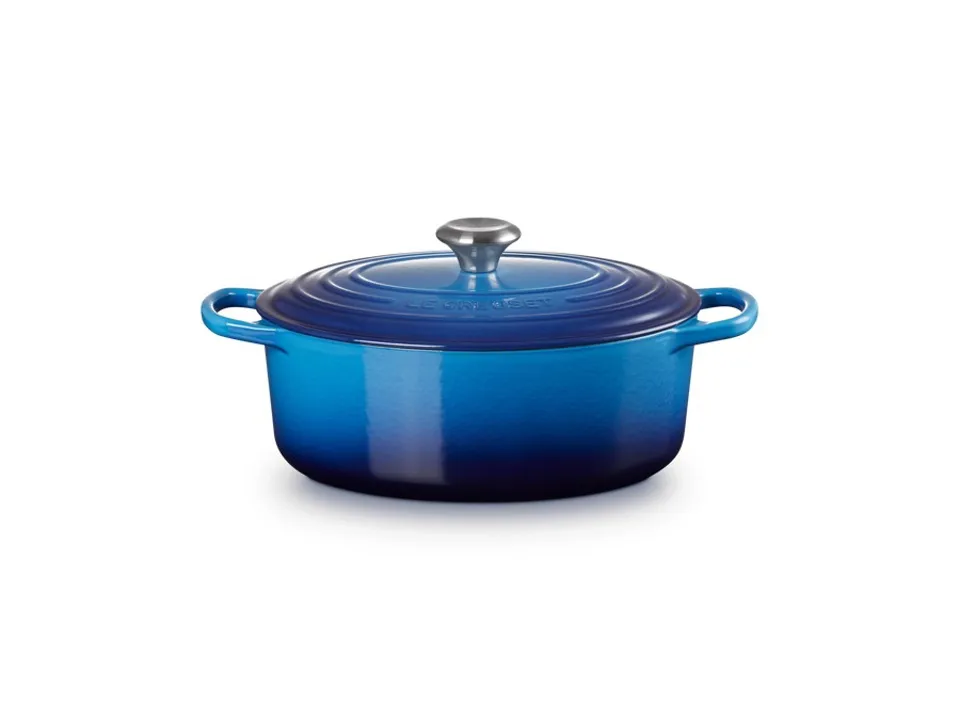 Super Prezzo Evolution, cocotte ovale 29 cm in ghisa vetrificata - azure blu