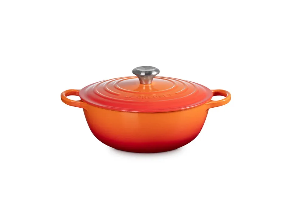 Saldi Marmitta evolution, casseruola 26 cm in ghisa vetrificata - arancio