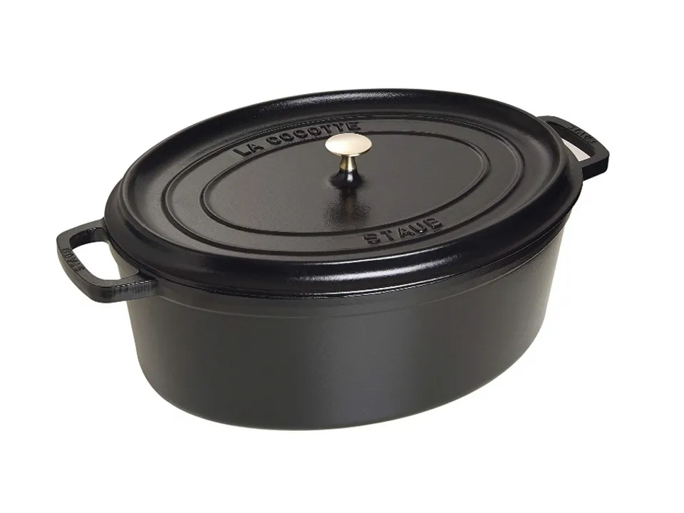 Mini cocotte ovale nero, 11 cm Miglior Prezzo
