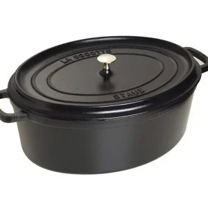 Miglior Prezzo Cocotte ovale nero, 17 cm