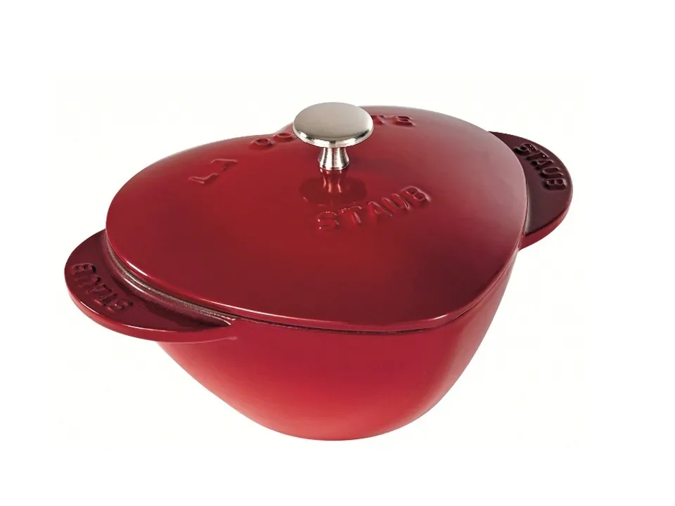 Cocotte cuore rosso ciliegia, ø 20 cm Ultima Occasione