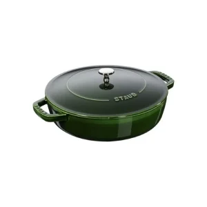 Tegame chistera 24 cm verde basilico in ghisa Più Venduto