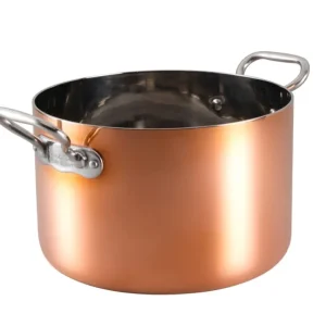 Casseruola 1907 copper 4 alta in rame 2.5mm 2 maniglie - 20 cm Offerta