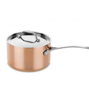 Casseruola fonda 1 manico ø 16 cm con coperchio-collezione toscana Soddisfatti O Rimborsati