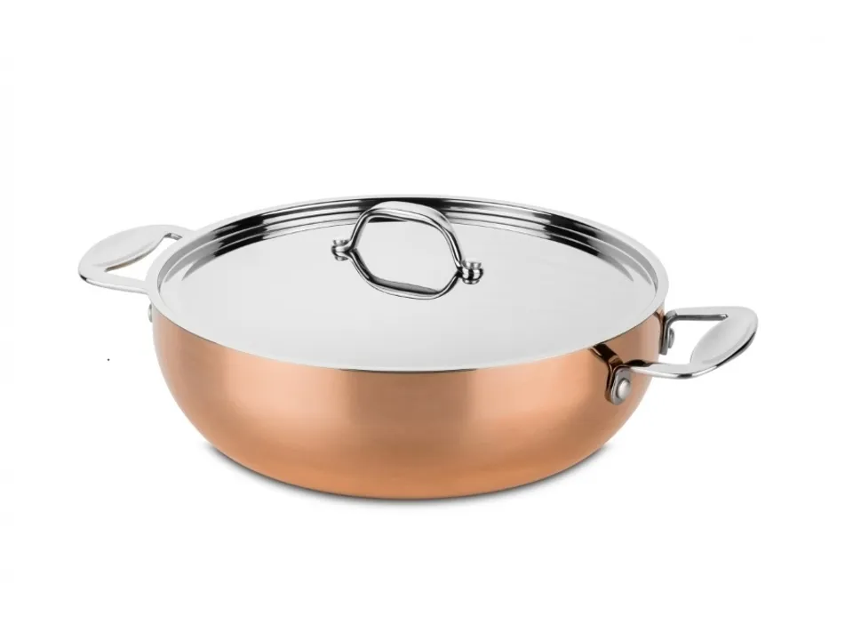 Tegame 2 manici ø 28 cm con coperchio-collezione toscana Bestseller