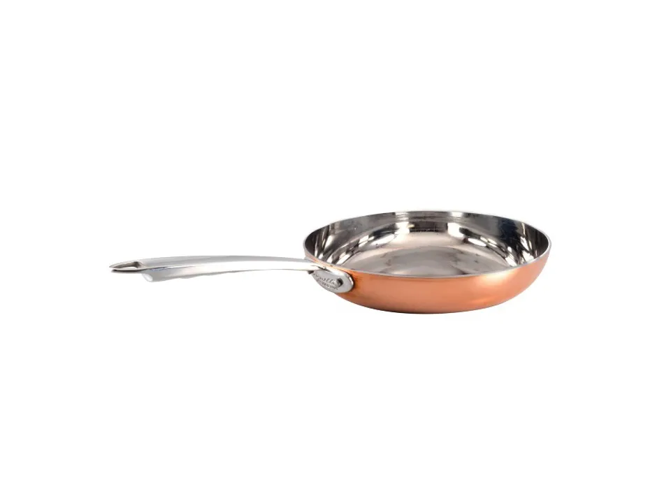 Padella 1907 copper 4 in rame 2.5mm 1 manico - ø 20 cm Professionale