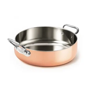 Tegame rondeau 1907 copper4 in rame 2.5mm 2 maniglie, ø 32 cm Offerta Speciale