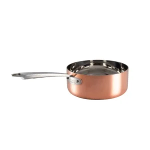 Economico Casseruola 1907 copper 4 alta in rame 2mm 1 manico - ø 16 cm