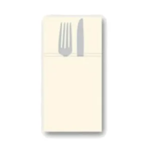 Prezzo Ridotto Linen, tovagliolo pocket 40x40, avorio, 25 pz