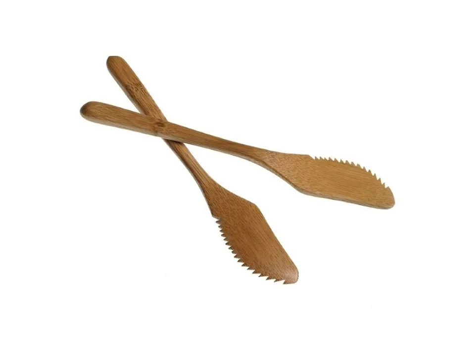 Non Perdere Coltello bamboo cm.19,5 - 6 pezzi
