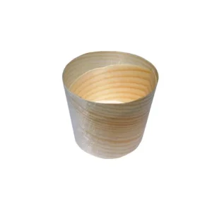 Vendita Finale Vaschetta alta in legno, ø4,5x4,3 cm, 100 pezzi