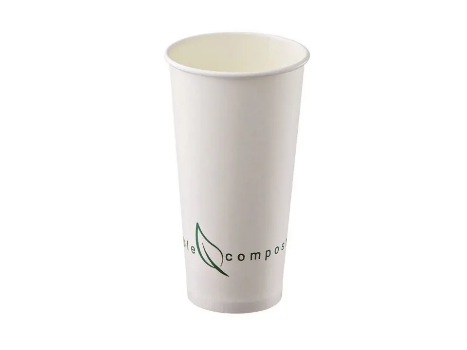 Bicchiere carta+pla 590ml, 9x6x15.9, 50 pezzi Reso Gratuito