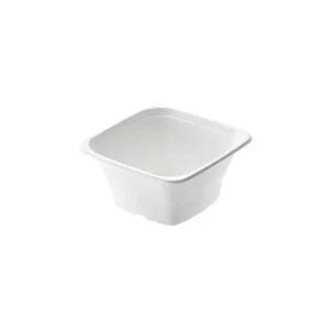 Contenitore quadrato in polpa 1200 ml - cm 18x18x9h - 50 pz Offerta Del Giorno