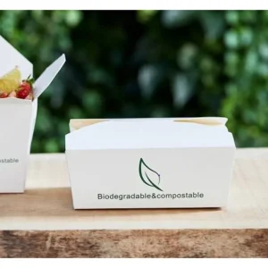 Take away box con pla - cm. 15.3x12x6.5 - 1350ml - 25 pz Offerta Lampo