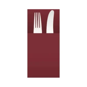 Solo Oggi Linen, tovagliolo pocket 40x40, bordeaux, 25 pz