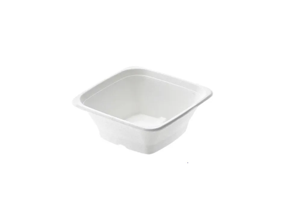 Compra Online Contenitore quadrato in polpa 950 ml - cm 18x18x7,5h - 50 pz