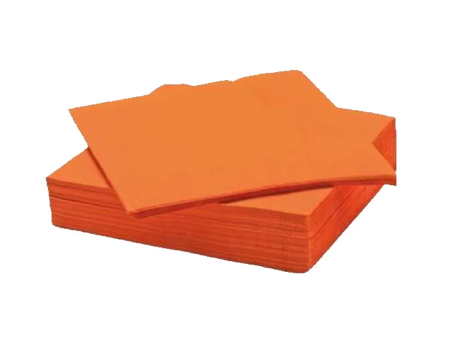 Linen, confezione 1000 tovaglioli 40x40, arancio Vendita Finale