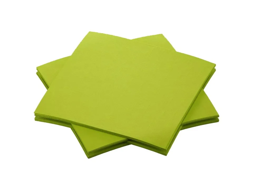 Soddisfatti O Rimborsati Linen, confezione 1000 tovaglioli 40x40, kiwi