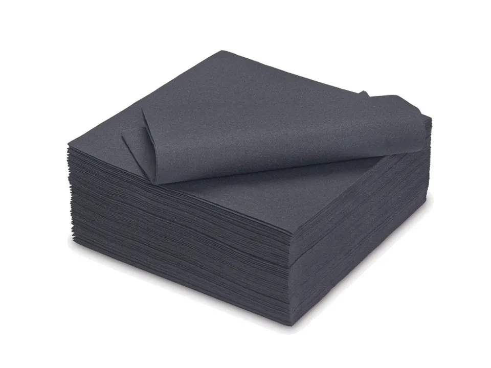 Linen, confezione 1000 tovaglioli 40x40, antracite Occasione