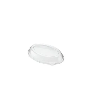 Coperchio in pet trasparente per ciotola ovale - cm 21x14x3.5h - 50 pz. Economico