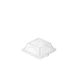 Coperchio in pet trasparente per piatto quadrato - cm 16.3x16.3x4h - 50 pz Offerta Del Giorno