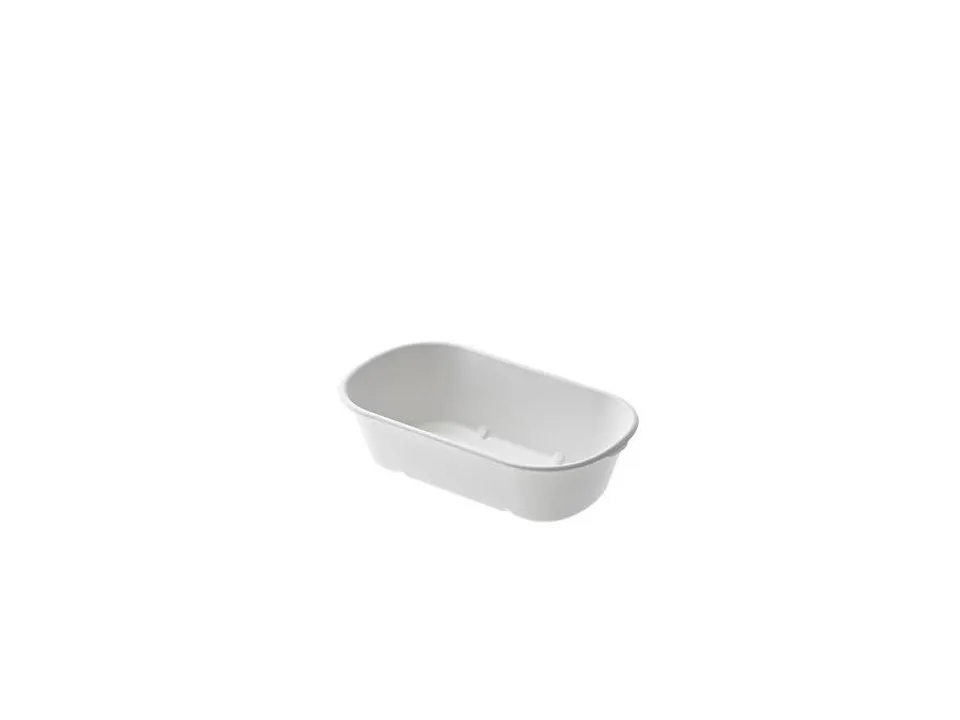 Promozione Vaschetta ovale in polpa 850 ml - cm 23.5x13.1x4h - 50 pz