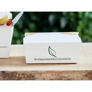 Compra Online Take away box con pla - cm. 19.7x14x4x6.5 - 1480 ml - 25 pz