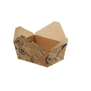 Compra Adesso Take away box vintage 40 pezzi, 2500 ml - 21x16x9 cm