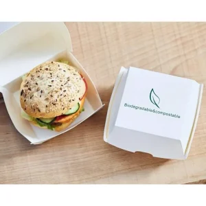 Subito Disponibile Hamburger box in pla, 20,5x10,7x7,7 cm