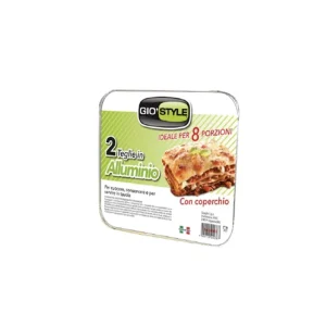 A Buon Prezzo Vaschette con coperchio steso, 8 porzione, 2 pz