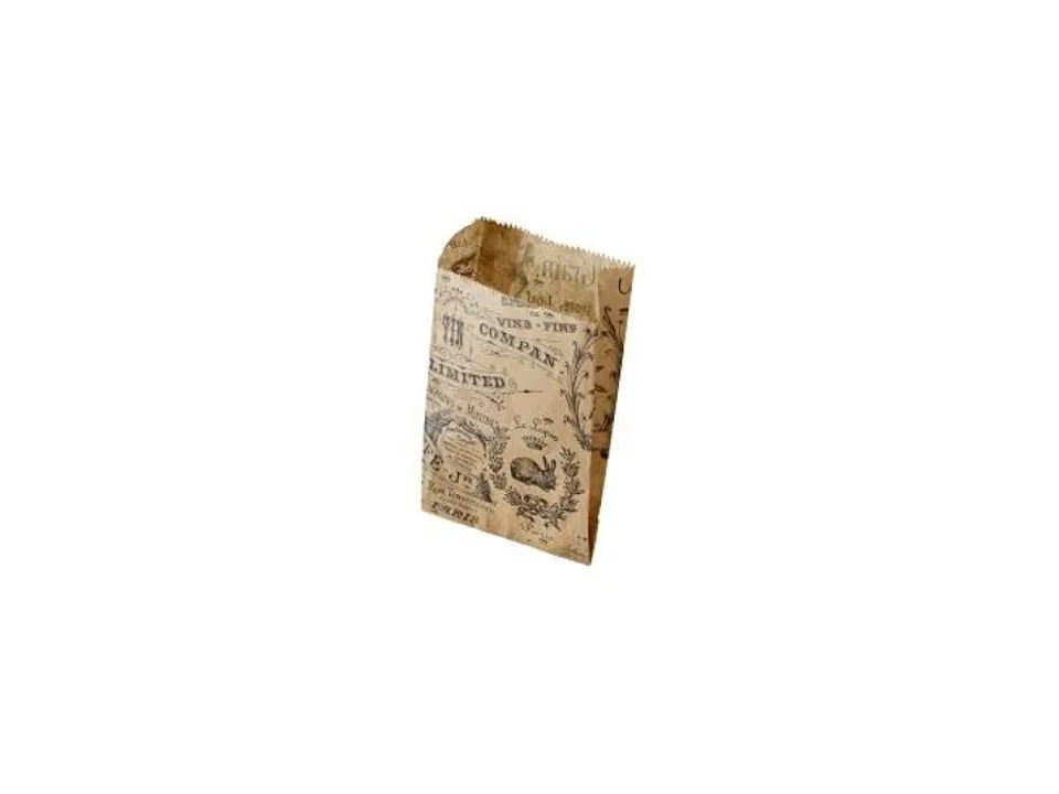 Solo Oggi Sacchetto in carta "vintage", 40g/mq- 10+4x14 cm, 2000 pz