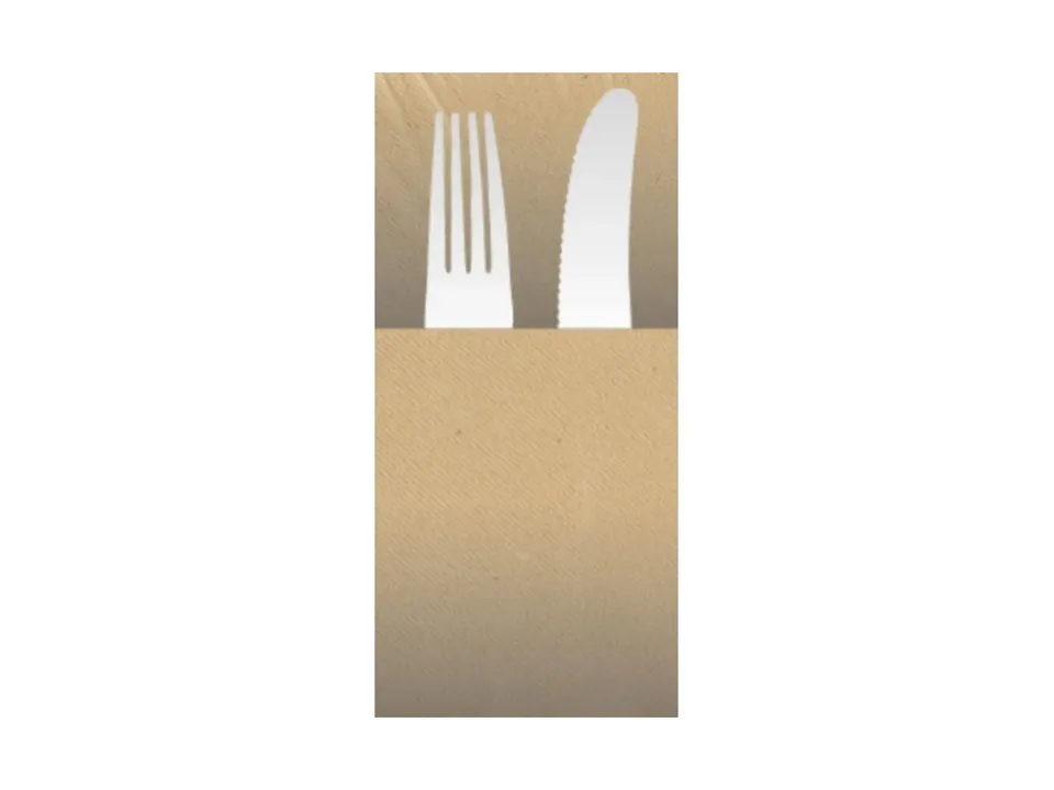 Affare Linen, tovagliolo pocket 40x40, cappuccino, 25 pz