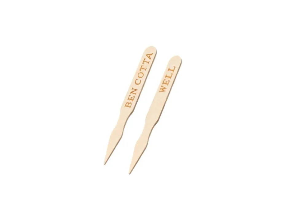 Marcatore "well/ben cotta" in legno, 250 pezzi Bestseller