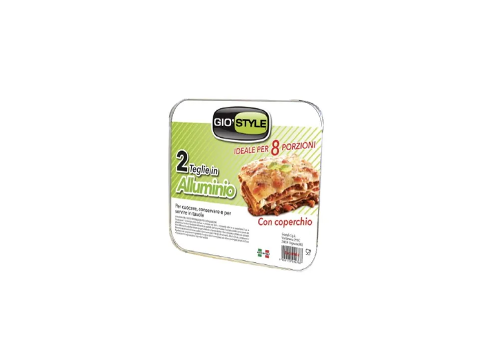 Spedito Oggi Vaschette con coperchio steso, 4 porzione, 3 pz