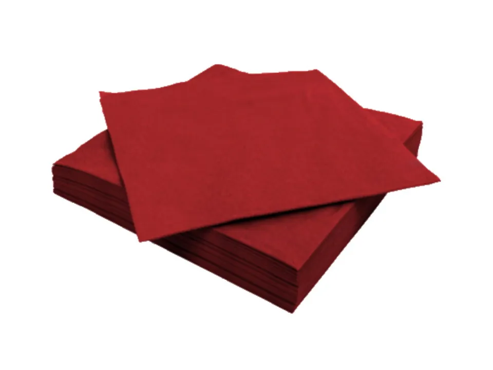 Offerta Speciale Linen, tovagliolo 40x40, bordeaux, 50 pz
