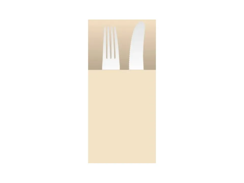 Linen, tovagliolo pocket 40x40, champagne, 25 pz Prezzo Ridotto