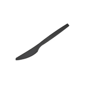 Direttamente Dal Produttore Confezione 50 coltelli in cpla nero - 16 cm
