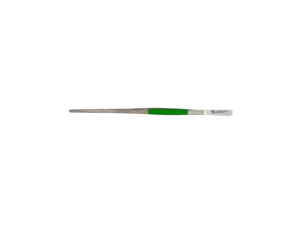 Pinza chef in acciaio inox con inserto verde - 30 cm Nuova Collezione