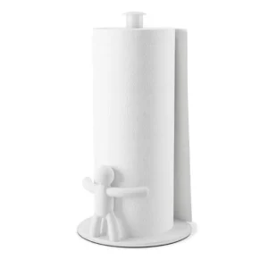 Promo Stagionale Buddy, porta rotolo bianco