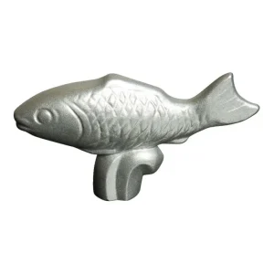 Reso Gratuito Pomello pesce - 8 cm, acciaio inox