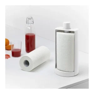 Popolare Stop, portarotolo - arctic white