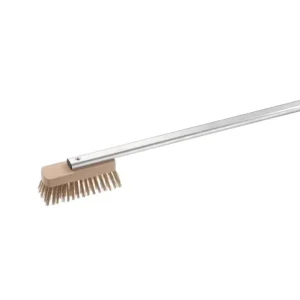 Miglior Prezzo Spazzola setole in ottone amica, con manico in alluminio 60 cm
