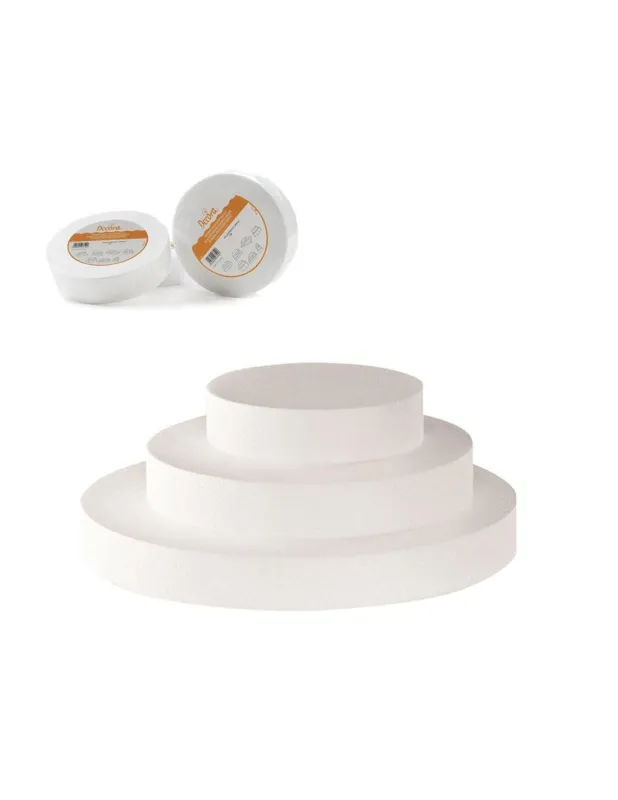Promozione Decora - Disco Polistirolo per Torte diametro 40 x h 10 cm