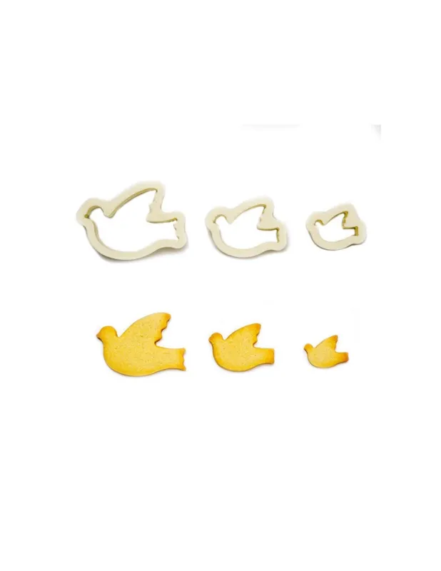 Offerta Decora - Kit 3 tagliapasta colomba in plastica