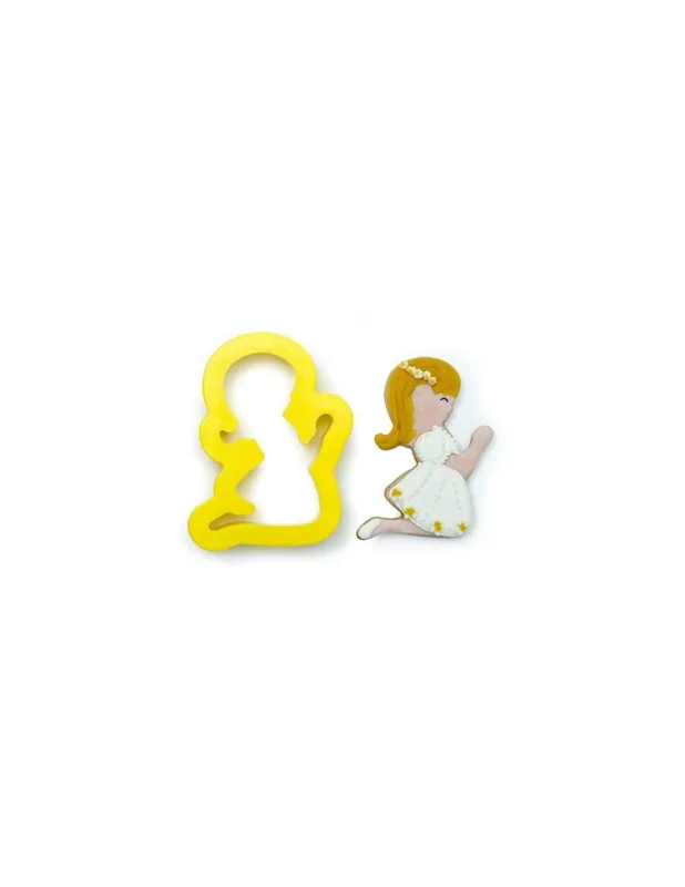 Prezzo Ridotto Decora - Tagliapasta comunione bimba 8,5 x 6 x h 2 cm
